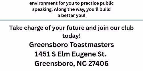 Greensboro Toastmasters 