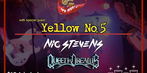 The Lonely Ones with Special Guest Yellow No. 5 and Nic Stevens