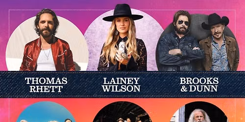 WE Fest: Thomas Rhett Lainey Wilson & Brooks and Dunn - 3 Day Pass