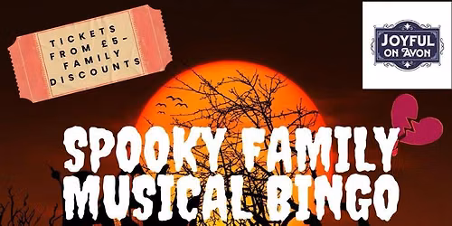 Spooky Family Musical Bingo