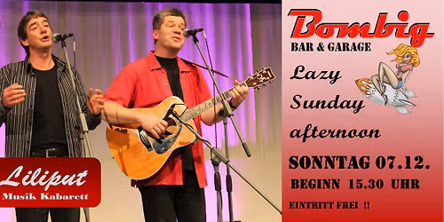 Liliput live im bombig Lazy Sunday afternoon