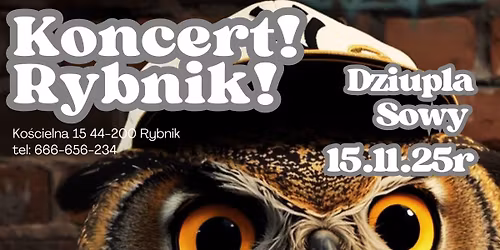 Koncert Dziupla Sowy Rybnik 15.11.25!!!!