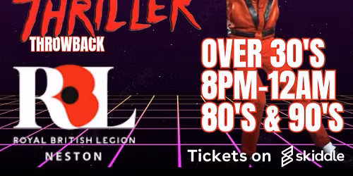 Throwback Masters Neston Over 30's Halloween Party