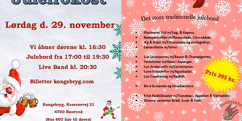 Julefrokost Kongebryg