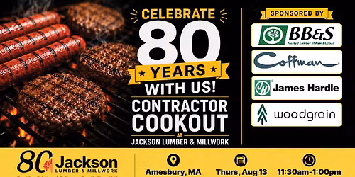 Customer & Contractor Appreciation Cookout - Amesbury