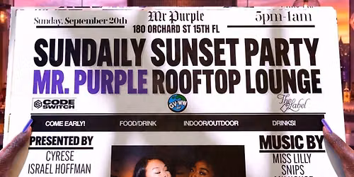 Sundaily @ Mr Purple Rooftop