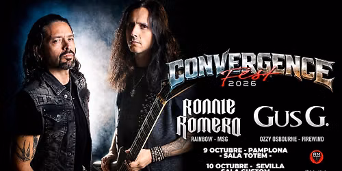 RONNIE ROMERO & GUS G. \u2013 Pamplona \u2013 Sala Totem \u2013 9 Octubre 2026