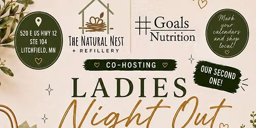 Ladies Night Out @ The Natural Nest Refillery & # Goals Nutrition