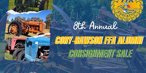 Cory Rawson FFA Alumni Consignment Sale