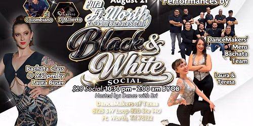 Pura Ft. Worth Salsa and Bachata Social August 21st