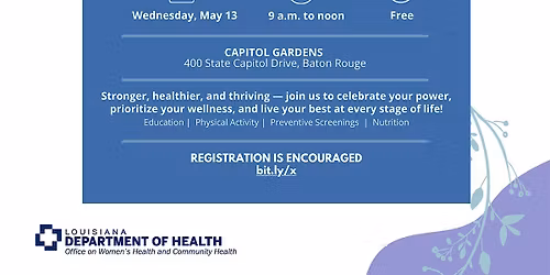 Office on Women's Health and Community Health - Women's Wellness Day