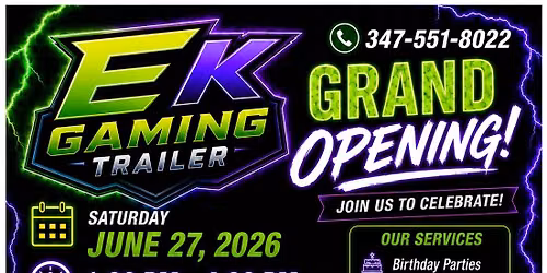 Grand Opening Gaming Truck