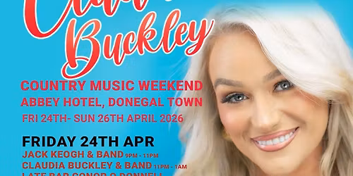 Claudia Buckley & Friends Donegal Weekend 2026