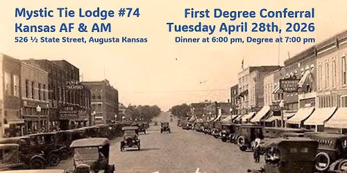 First Degree Conferral