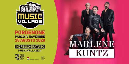 Marlene Kuntz @Music in Village 2026