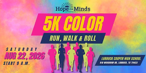 5k Color Run, Walk, & Roll by Hope for Minds