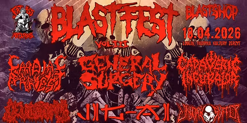 Blastfest III - General Surgery Cardiac Arrest Cadaveric Incubator 18.04.2026