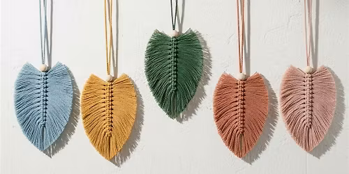 Macrame Leaf Wall Hanging Class