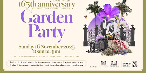 Williamstown Botanic Gardens 165th Anniversary Garden Party