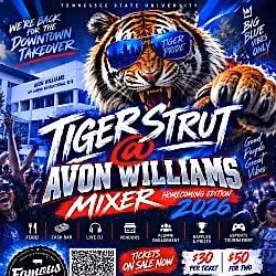 AVON WILLIAMS TIGER STRUT 2026: Homecoming Edition