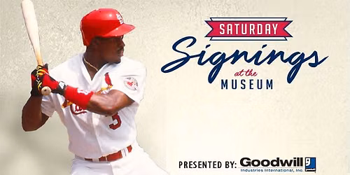 Saturday Signings with Brian Jordan