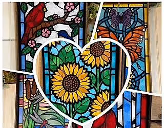 Stencil & Painted Signs Stained Glass Look Workshop