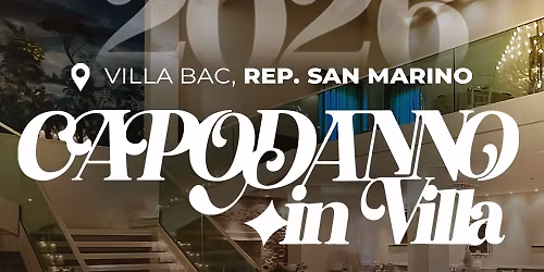 \ud83c\udf86 CAPODANNO 2026 \u2013 VILLA BAC \ud83c\udf86