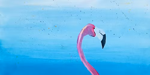 Paint a flamingo at Turtle Bay in Preston