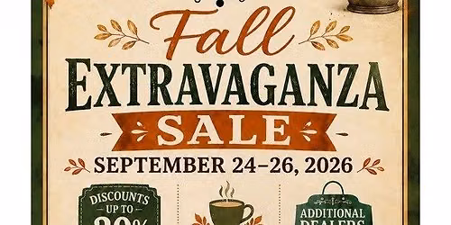 Antiques Extravaganza Sale @ The Antiques Loft!