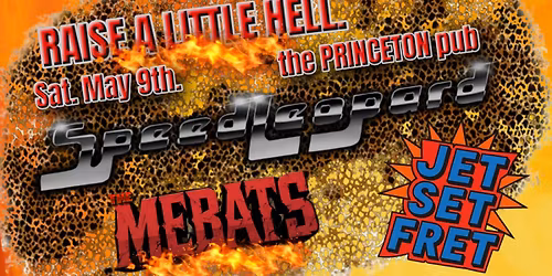 Raise a little hell. With SpeedLeopard, MeBats, and Jet Set Fret!
