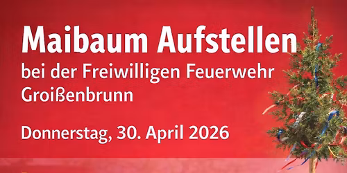 Maibaum aufstellen und Feuerl\u00f6scher \u00dcberpr\u00fcfung 