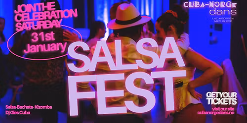 Salsa Fest "Dans og Nyt"\ud83d\udd7a\ud83d\udc83L\u00f8rdag 31. Januar\ud83d\udc83\ud83d\udd7a