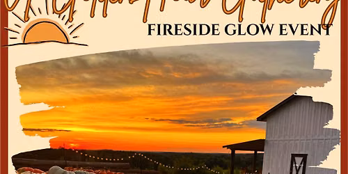 A Golden Hour Gathering: Fireside Glow