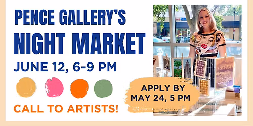 Call to Artists! Night Market Deadline