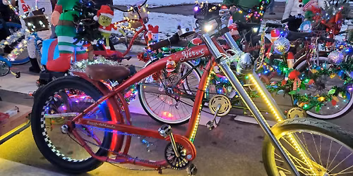 Longmont Parade of Lights - on Bikes!
