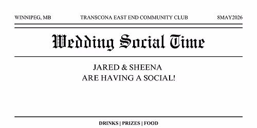 Jared & Sheena\u2019s Wedding Social