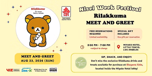 Rilakkuma Meet and Greet at Nisei Week