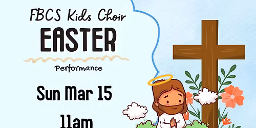 First Kids Choir Easter Performance