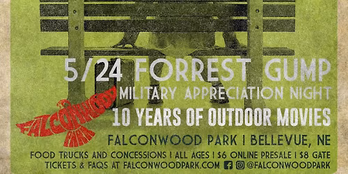 Military Appreciation Night: Spring Movies Falconwood: Forrest Gump