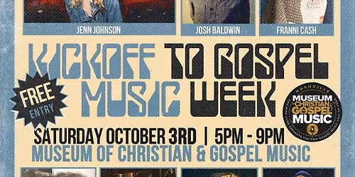 Kickoff To Gospel Music Week