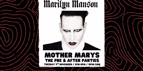 Marilyn Manson : Pre & Aftershow