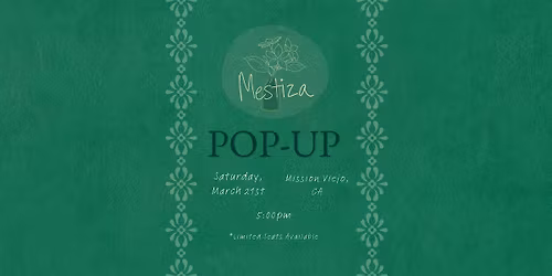Mestiza Pop-Up Event