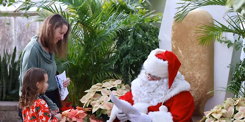 Santa at the Botanical Gardens