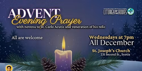 Advent Evening Prayer at St. Joseph's