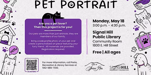 Silhouette Pet Portrait