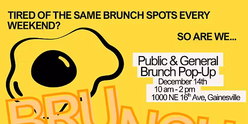 Public and General Brunch Pop-Up