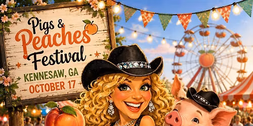 Line dancing at Pigs & Peaches BBW Festival