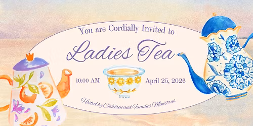 HUMC Ladies Tea