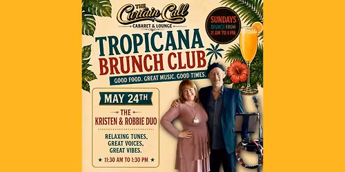 Kristen & Robbie Duo at Curtain Call Cabaret-Sunday Brunch