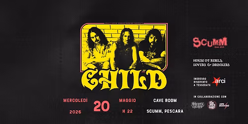 CHILD (Australia) @ Scumm Cave Room \u2022 Mer 20\/05